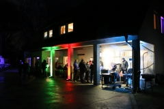 Pommes und Currywurst im stilvollen Ambiente